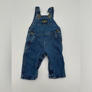 Vintage Retro Baby OshKosh B’Gosh Vestbak Denim Overalls